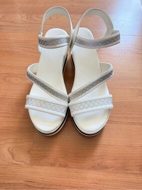 Gently worn wedge sandals